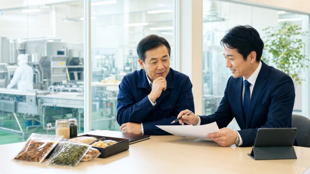食品会社M&A・会社売却相談のイメージ画像
